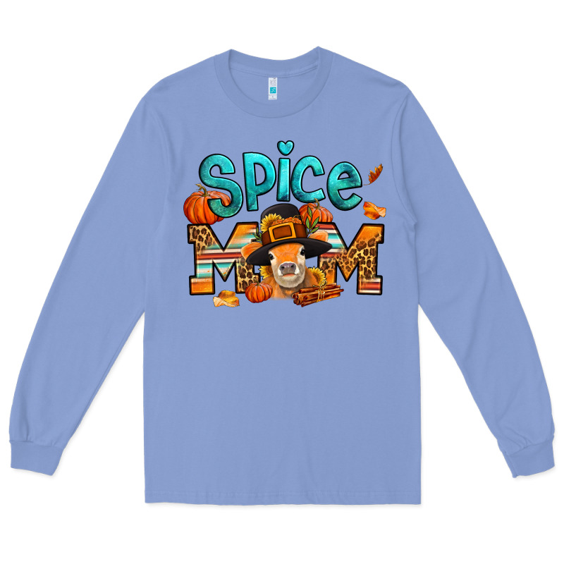 Thanksgiving Spice Mom Pilgrim Cow Long Sleeve Tee by Jasminsmagicworld | Teevron