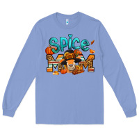 Colony Blue thanksgiving spice mom pilgrim cow Long Sleeve Tee - Jasminsmagicworld