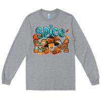 Heather Grey thanksgiving spice mom pilgrim cow Long Sleeve Tee - Jasminsmagicworld