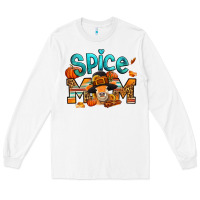 White thanksgiving spice mom pilgrim cow Long Sleeve Tee - Jasminsmagicworld