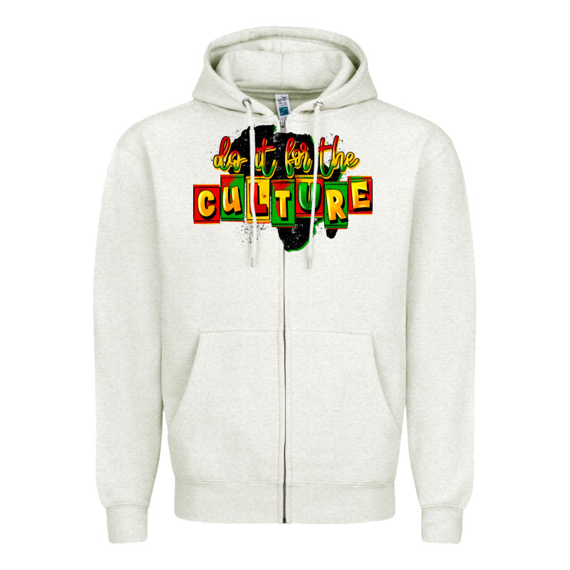Do It For The Culture Zipper Hoodie by FaDigitalArtStudio | Teevron