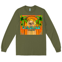 Army Green sunshine on my mind Long Sleeve Tee - TumblerDesignByShophia