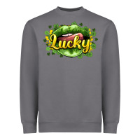 Storm St. Patrick's Day lips lucky Heavyweight Sweatshirt - HowdyJamesFarm
