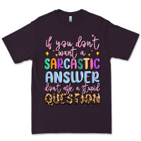Plum if you don't want sarcastic answer Premium Tee - MaliasSmallBusiness