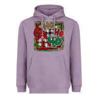 Lavender Ho Ho Ho Gnomes Heavyweight Hoodie - CowhideDigitalArt