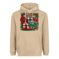 Mushroom Ho Ho Ho Gnomes Heavyweight Hoodie - CowhideDigitalArt