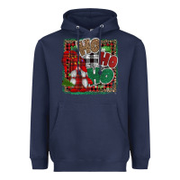 Navy Ho Ho Ho Gnomes Heavyweight Hoodie - CowhideDigitalArt