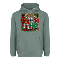 Sage Ho Ho Ho Gnomes Heavyweight Hoodie - CowhideDigitalArt