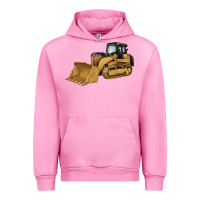 Fuchsia Pink bulldozer Urban Hoodie - Artiststas