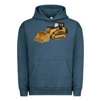 Pigment Midnight Navy bulldozer Urban Hoodie - Artiststas