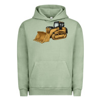 Pigment Oil Green bulldozer Urban Hoodie - Artiststas