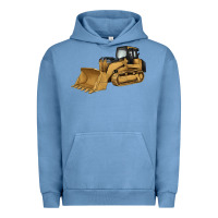 Pigment Pebble Blue bulldozer Urban Hoodie - Artiststas