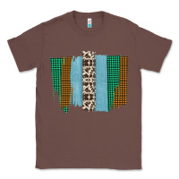 Chestnut Western Farm Life Cowhide Brush Strokes Classic Tee - Bettercallsaul