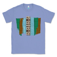 Colony Blue Western Farm Life Cowhide Brush Strokes Classic Tee - Bettercallsaul