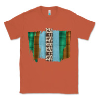 Copper Western Farm Life Cowhide Brush Strokes Classic Tee - Bettercallsaul