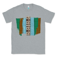 Heather Grey Western Farm Life Cowhide Brush Strokes Classic Tee - Bettercallsaul