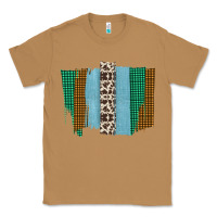 Toasted Coconut Western Farm Life Cowhide Brush Strokes Classic Tee - Bettercallsaul