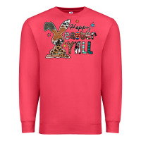Cardinal Happy Easter Y'all Premium Sweatshirt - CowhideDigitalArt
