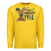 Lemon Happy Easter Y'all Premium Sweatshirt - CowhideDigitalArt