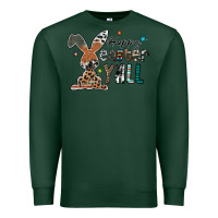 Sports Green Happy Easter Y'all Premium Sweatshirt - CowhideDigitalArt