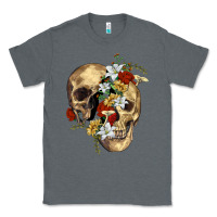 Charcoal Heather nature skull Classic Tee - RanaPortraitStore