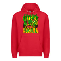 Red I don't need luck i've got skill st. patricks day Premium Hoodie - FaDigitalArtStudio