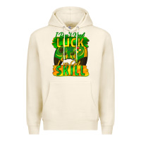Tofu I don't need luck i've got skill st. patricks day Premium Hoodie - FaDigitalArtStudio