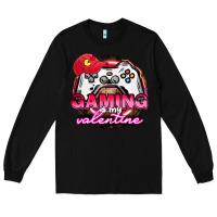 Black Gaming is my valentine Long Sleeve Tee - HowdyJamesFarm