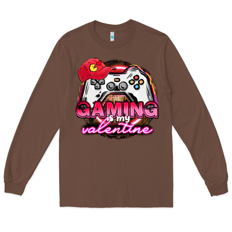 Gaming Is My Valentine Long Sleeve Tee by HowdyJamesFarm | Teevron