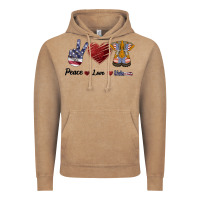 Vintage Coffee Peace Love Veteran Vintage Hoodie - Bettercallsaul