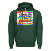 Sports Green Always An Ally Pride LGBTQ+ Tumbler Zipper Hoodie - BundleAndBundleShop