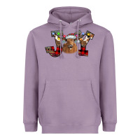 Lavender Joy Longhorn Heavyweight Hoodie - CowhideDigitalArt