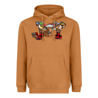 Meerkat Joy Longhorn Heavyweight Hoodie - CowhideDigitalArt