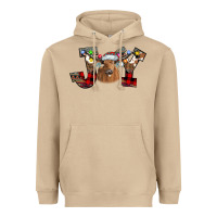Mushroom Joy Longhorn Heavyweight Hoodie - CowhideDigitalArt