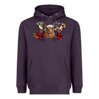 Plum Joy Longhorn Heavyweight Hoodie - CowhideDigitalArt