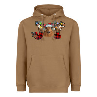 Toasted Coconut Joy Longhorn Heavyweight Hoodie - CowhideDigitalArt