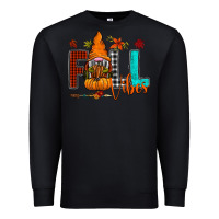 Black Fall Vibes Premium Sweatshirt - CowhideDigitalArt