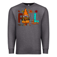 Charcoal Heather Fall Vibes Premium Sweatshirt - CowhideDigitalArt