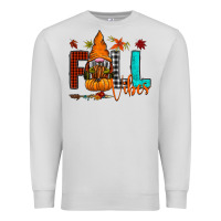 Dove Grey Fall Vibes Premium Sweatshirt - CowhideDigitalArt
