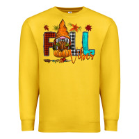 Lemon Fall Vibes Premium Sweatshirt - CowhideDigitalArt