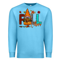 Ocean Blue Fall Vibes Premium Sweatshirt - CowhideDigitalArt