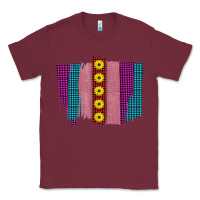 Burgundy Western Farm Life Sunflower Brush Strokes Classic Tee - Bettercallsaul