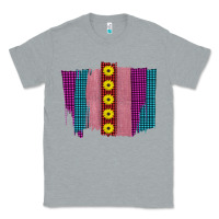 Heather Grey Western Farm Life Sunflower Brush Strokes Classic Tee - Bettercallsaul