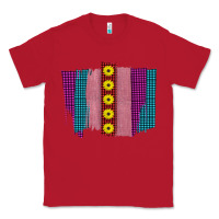 Red Western Farm Life Sunflower Brush Strokes Classic Tee - Bettercallsaul