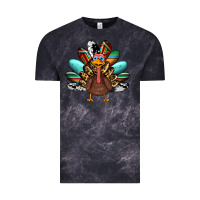 Cloud Black thanksgiving turkey Vintage Tee - RanaPortraitStore