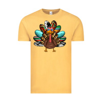 Vintage Mustard thanksgiving turkey Vintage Tee - RanaPortraitStore