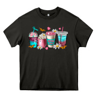 Asphalt mom fuel coffee cups Heavy Core Tee - NancyCooperArtShop
