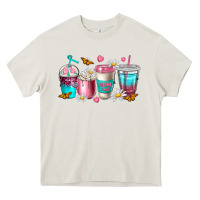 Cream mom fuel coffee cups Heavy Core Tee - NancyCooperArtShop