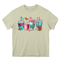 Mossy mom fuel coffee cups Heavy Core Tee - NancyCooperArtShop