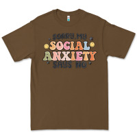 Cacao sorry my social anxiety says no Premium Tee - MaliasSmallBusiness
